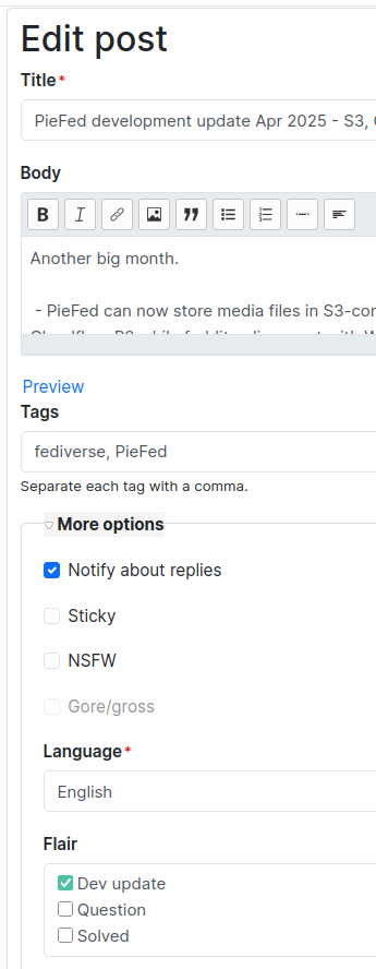 assigning flair
