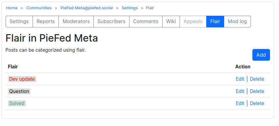flair mod area